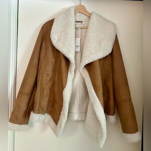 NY & Company Faux Fur Jacket